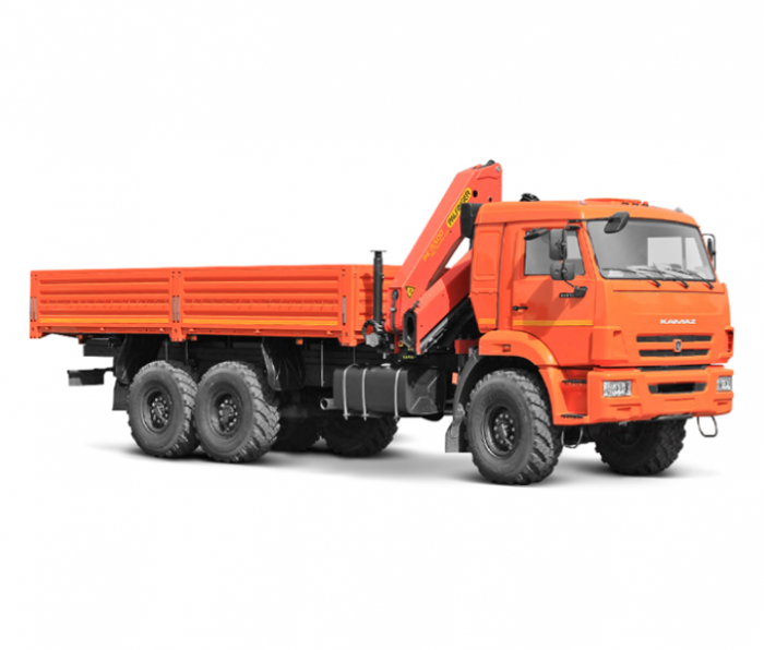 Бортовые автомобили с КМУ (шарнирно-сочленённые)